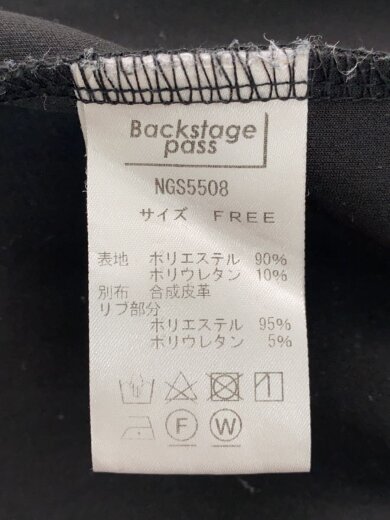 商品画像：ジップパーカー/FREE/ポリエステル/ブラック/MGS5508// 4