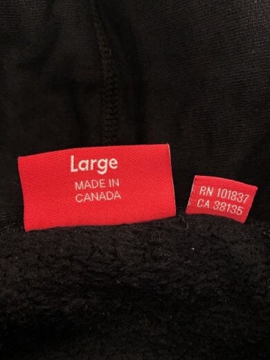 商品画像：S Logo Hooded Sweatshirt/パーカー/L/コットン/ブラック 4