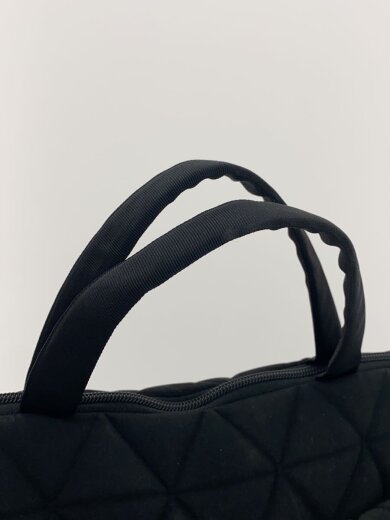 商品画像：Geoface Box Tote/トートバッグ/ブラック/無地/NM32355 3