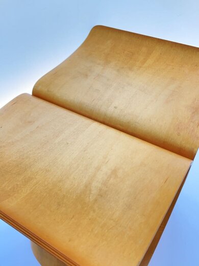 商品画像：スツール/S-0521MP-NT/バタフライスツール/メープル木目(ナチュラル) 6