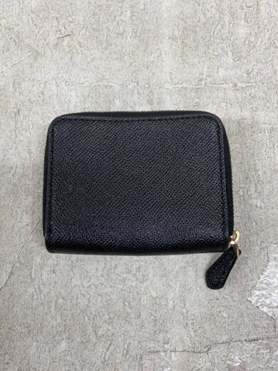 商品画像：3つ折り財布/レザー/BLK/レディース/37968 2