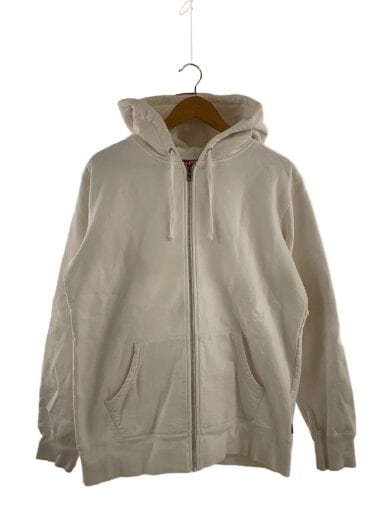 商品画像：ジップパーカー/L/コットン/WHT 1