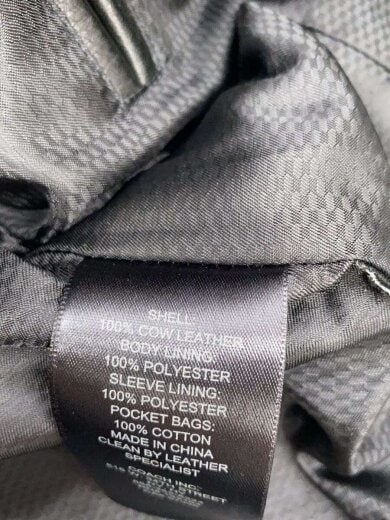 商品画像：レザージャケット・ブルゾン/M/牛革/BLK/無地// 4