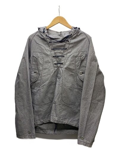 商品画像：AD2003/ジャケット/M/コットン/2004SS ハウンドトゥースレースアッププルオーバー 1