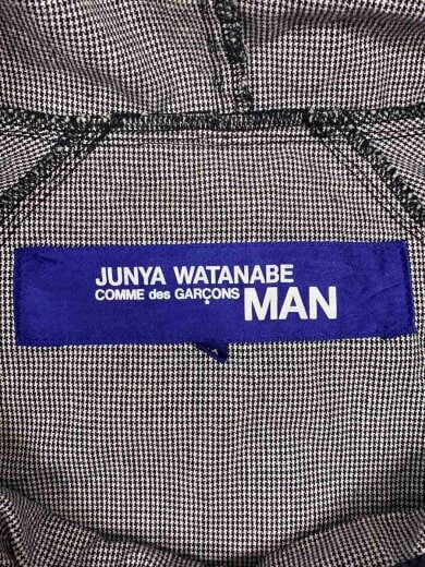 商品画像：AD2003/ジャケット/M/コットン/2004SS ハウンドトゥースレースアッププルオーバー 3