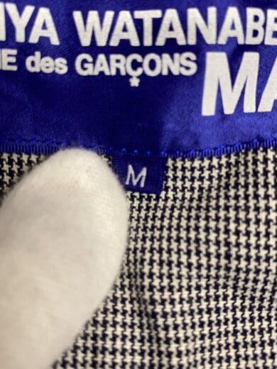 商品画像：AD2003/ジャケット/M/コットン/2004SS ハウンドトゥースレースアッププルオーバー 4