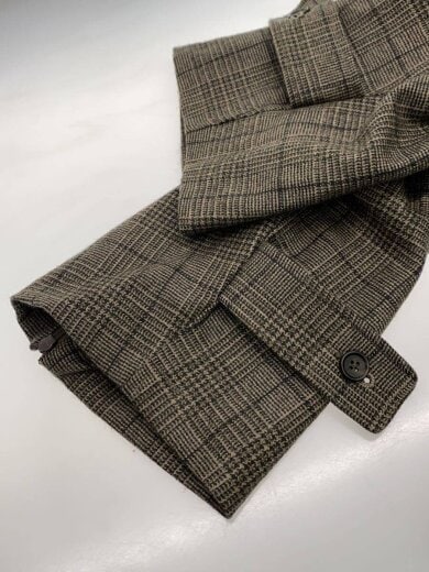 商品画像：22AW/OVERSIZED TRENCH COAT/トレンチコート/M/ウール/チェック/ST.404-2 6