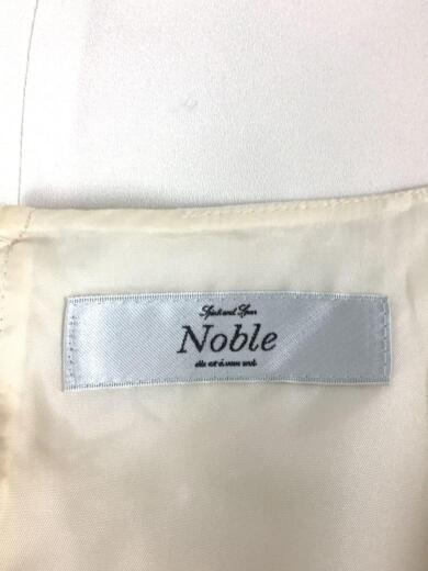 画像：NOBLEノースリーブワンピース/38/コットン/クリーム/無地3