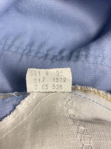 商品画像：ブーツカットパンツ/36/コーデュロイ/ブルー/ボタン裏536/42TALON 6