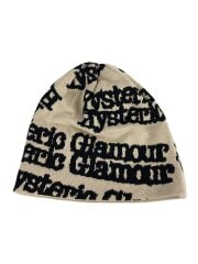 TYPE LOGOオーバーサイズビーニー/FREE/コットン/ホワイト/レディース/01251QH02