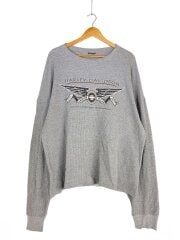 長袖Tシャツ/グレー/サーマル/コピーライト1996