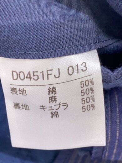 商品画像：テーラードジャケット/M/コットン/NVY/ストライプ 4