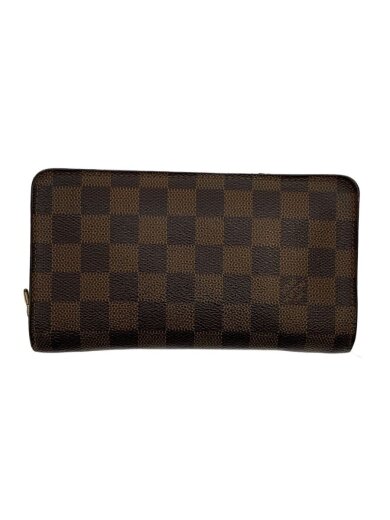 商品画像：ポルト・モネ・ジップ_ダミエ・エベヌ/PVC/BRW/メンズ 1