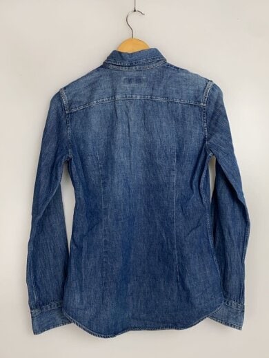 商品画像：長袖シャツ/S/デニム/インディゴ/ボタンダウン 2