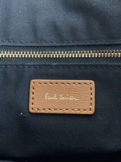 商品画像：スワールストライプ/ラビットチャーム/トートバッグ/ブラウン 5