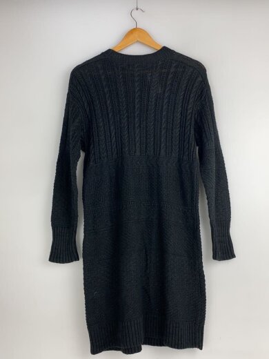 商品画像：チュニック/S/リネン×コットン/ケーブル切り替え/ブラック 2