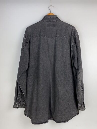 商品画像：長袖シャツ/XL/デニム/グレー 2