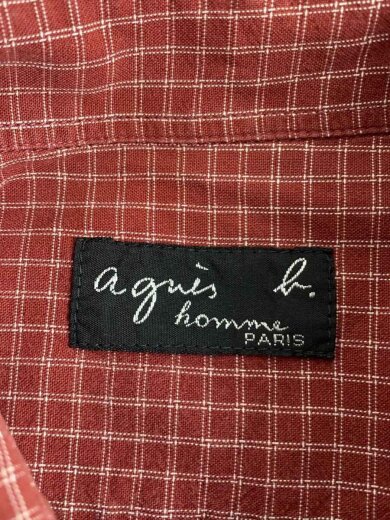 商品画像：長袖シャツ/レッド/チェック 3