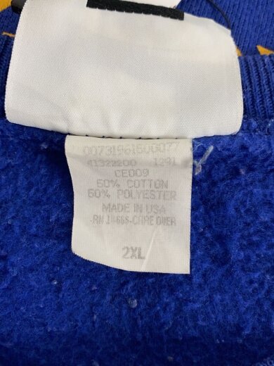 商品画像：スウェット/90s/75yrears/2L/コットン/ネイビー 4