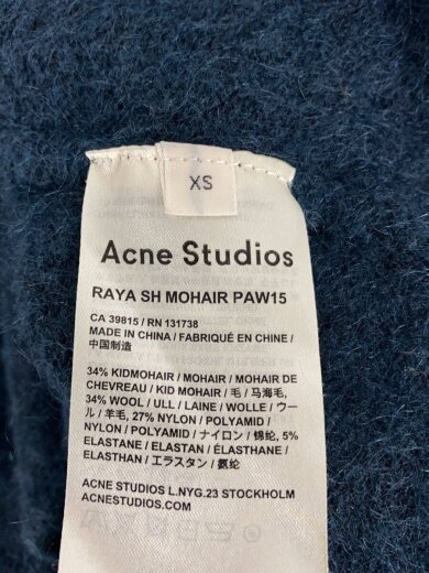 商品画像：カーディガン(厚手)/XS/ウール/ブルー 4