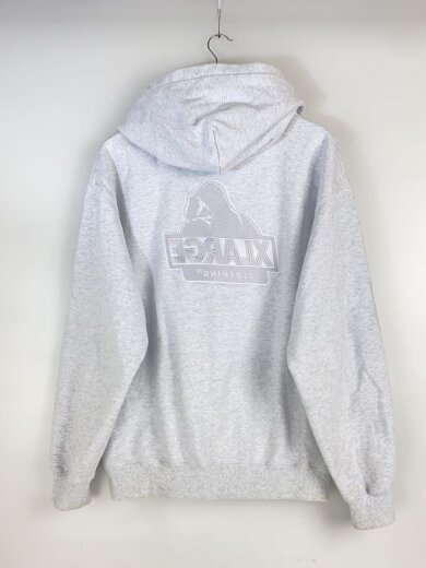 商品画像：BACKSIDE SLANTED OG ZIP HOODED SWEAT/ジップパーカー/M/コットン/グレー 2