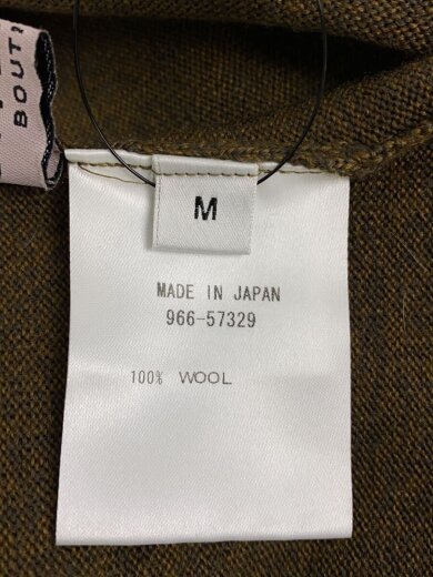 商品画像：ニット・セーター(薄手)/M/ウール/カーキ/966-57329 4