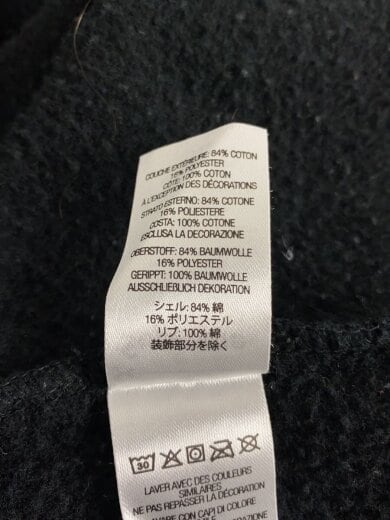 商品画像：22ss/OVERLAP Crewneck/スウェット/XL/コットン/ブラック 5