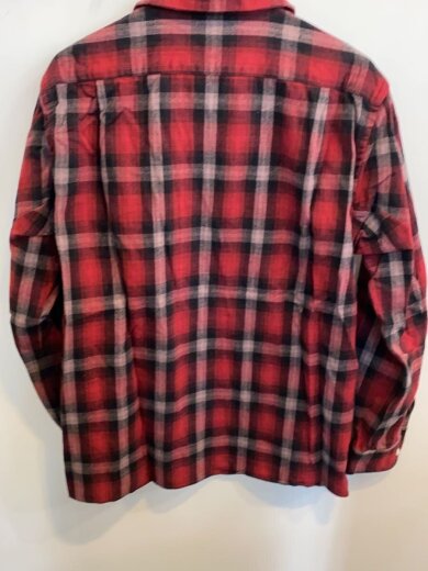 商品画像：長袖シャツ/XL/コットン/RED/チェック// 2