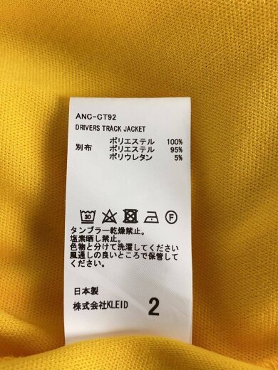商品画像：25SS/DRIVERS TRACK JACKET/ジャケット/2/ポリエステル/YLW/ANC-CT92 4