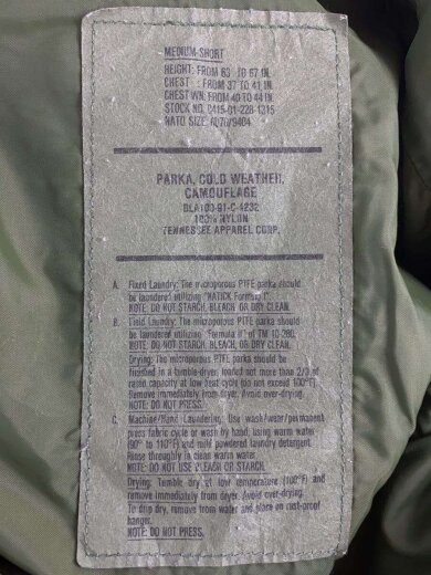 商品画像：ジャケット/M/ナイロン/マルチカラー/ゴアテックス/ウッドランドカモ/90s/tennessee appare 3