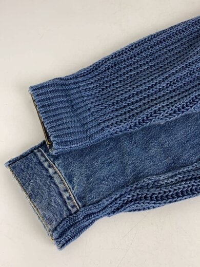 商品画像：Cristaseya/ニットドッキングデニムジャケット/デニム/インディゴ 6