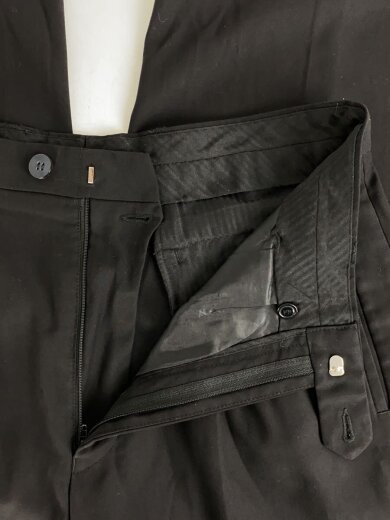 商品画像：giorgio ferraro/2タックワイドスラックスパンツ/34/ポリエステル/ブラック// 3