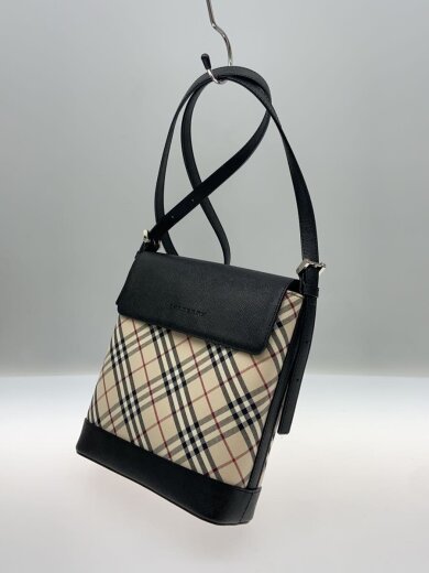商品画像：ショルダーバッグ/牛革/ブラック/チェック 2