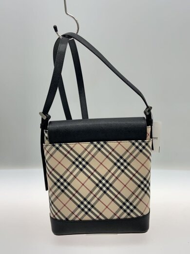 商品画像：ショルダーバッグ/牛革/ブラック/チェック 3
