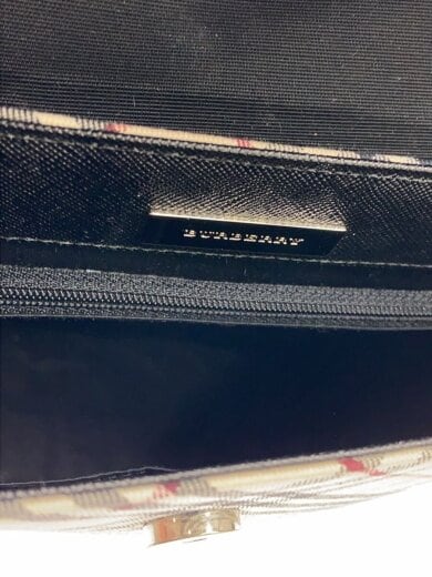 商品画像：ショルダーバッグ/牛革/ブラック/チェック 6