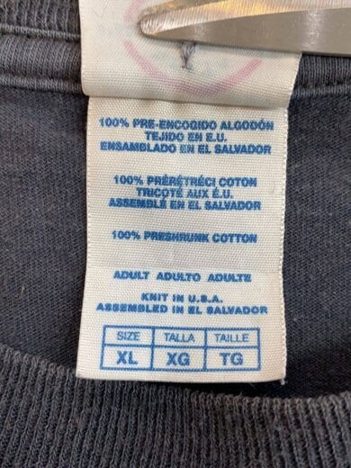 商品画像：Tシャツ/XL/コットン/BLK 4