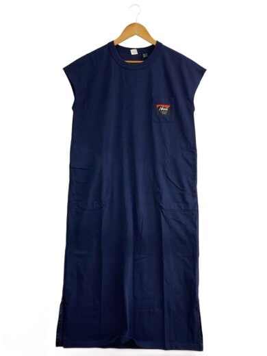商品画像：ノースリーブワンピース/FREE/コットン/NVY 1