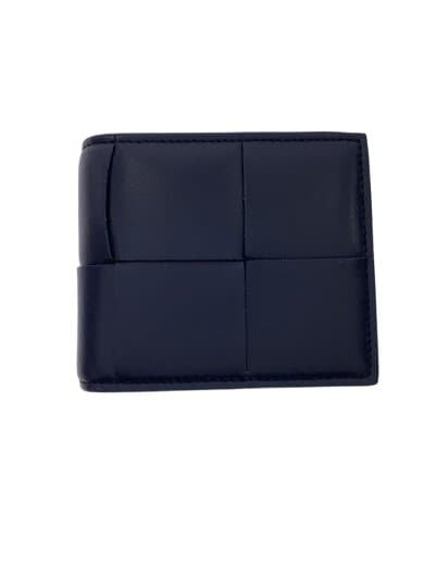 商品画像：2つ折り財布/レザー/BLK/メンズ// 1