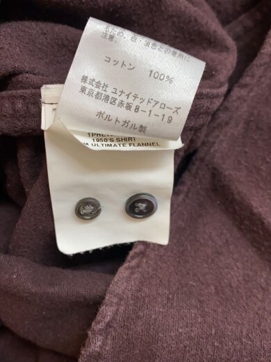 商品画像：長袖シャツ/48/コットン/BRW// 5