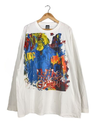 商品画像：長袖Tシャツ/XXL/コットン/ホワイト/プリント// 1