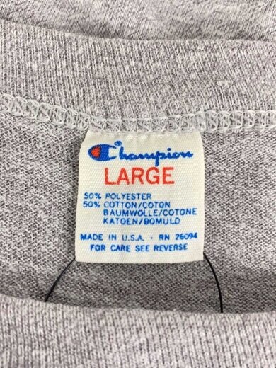 商品画像：80s/iowa/3段/半袖Tシャツ/L/ポリエステル/グレー// 3