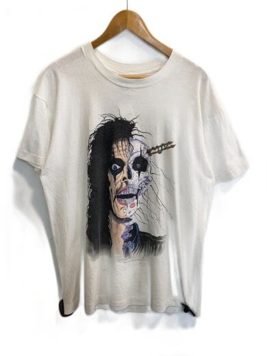 商品画像：90s/alice cooper/ユーロ/Tシャツ/L/コットン/ホワイト// 1