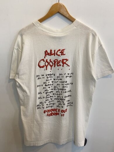 商品画像：90s/alice cooper/ユーロ/Tシャツ/L/コットン/ホワイト// 2