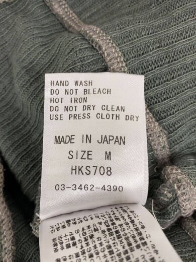商品画像：タンクトップ/M/加工/ラミー×コットン/グレー/HKS708// 4