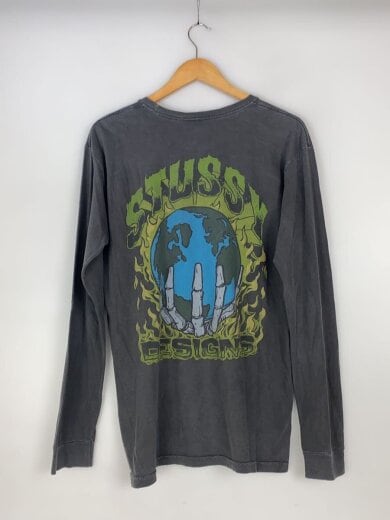 商品画像：長袖Tシャツ/M/コットン/グレー// 2