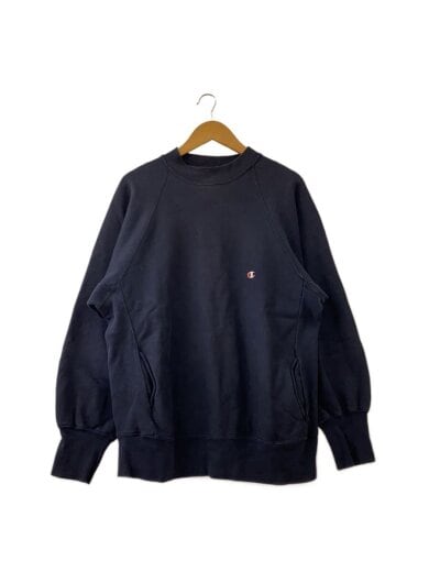 商品画像：90s/モックネック/リバースウィーブ/袖目無し/スウェット/XL/コットン/BLK 1