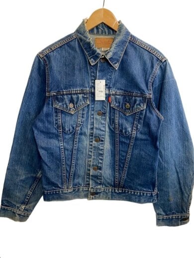 商品画像：60-70s/VT/70505/BIGE/実寸40位/デニム/IDG/布ケアタグ/ダメージ多/ボタン 1