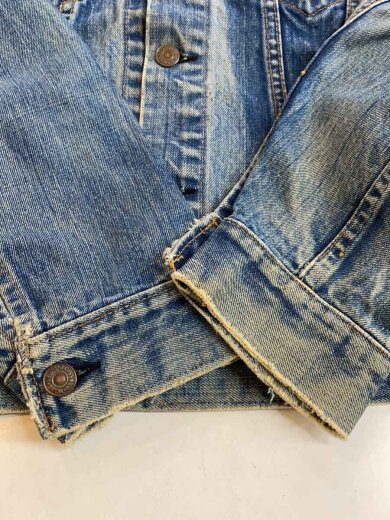 商品画像：60-70s/VT/70505/BIGE/実寸40位/デニム/IDG/布ケアタグ/ダメージ多/ボタン 6