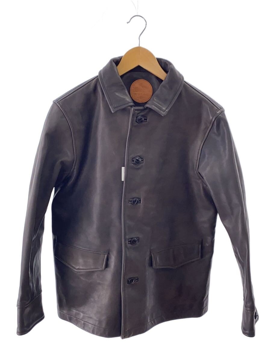 moto / レザージャケット・ブルゾン/S/レザー/BRW