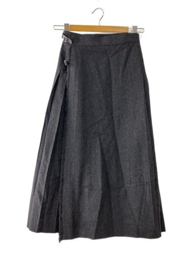 商品画像：スカート/--/カシミア/BLK/無地/MH-065227 1